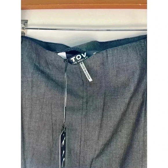 TOV Cutout Tie Maxi Skirt Black Size‎ Small - Picture 8 of 10